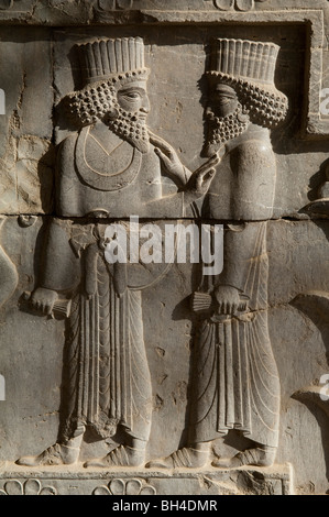 IRAN, Persepolis, Takht-e Jamshid, die zeremonielle Kapital von Achaemenid-Reich (ca. 550-330 v. Chr.), Stockfoto