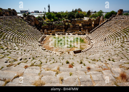 Griechisch-römischen Theater, Myra, Lykische Küste, Türkei Stockfoto