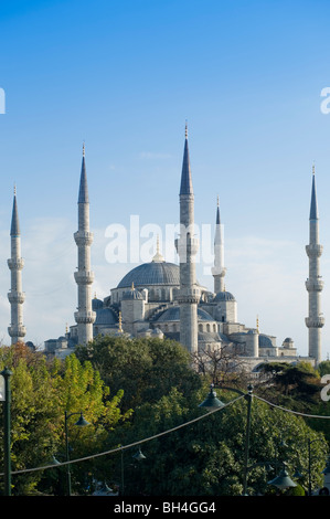 Die blaue Moschee, Sultan Ahmet Camii, Istanbul, Türkei Stockfoto