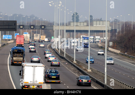 M25-M3 Autobahnanschluss Stockfoto