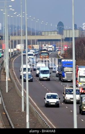 M25-M3 Autobahnanschluss Stockfoto