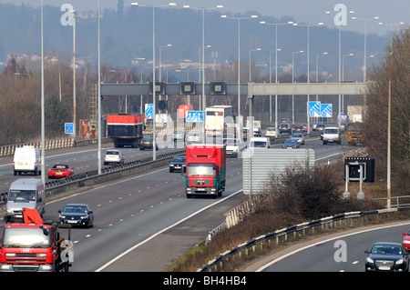 M25-M3 Autobahnanschluss Stockfoto