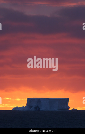 Eisberge treiben und schwebend im südlichen Ozean, nahe der Antarktis. Stockfoto
