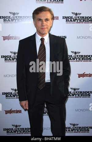 CHRISTOPH WALTZ INGLOURIOUS BASTERDS LOS ANGELES PREMIERE HOLLYWOOD LOS ANGELES CA USA 10. August 2009 Stockfoto