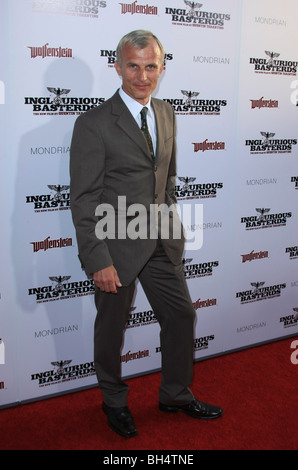 RICHARD SAMMEL INGLOURIOUS BASTERDS LOS ANGELES PREMIERE HOLLYWOOD LOS ANGELES CA USA 10. August 2009 Stockfoto