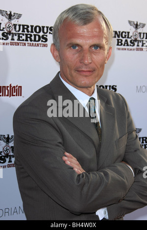 RICHARD SAMMEL INGLOURIOUS BASTERDS LOS ANGELES PREMIERE HOLLYWOOD LOS ANGELES CA USA 10. August 2009 Stockfoto