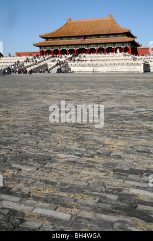 Halle der erhaltenen Harmonie (Baohedian), Verbotene Stadt, Peking, China Stockfoto