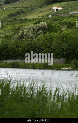 Grutenhäuschen Roman Denkmal über der Mosel Stockfoto