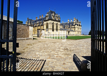 DAS SCHLOSS VON ECOUEN, VAL-D ' OISE (95) ILE-DE-FRANCE, FRANKREICH Stockfoto