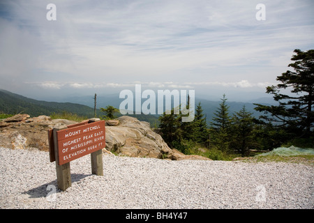 Mount Mitchell Summit North Carolina USA Stockfoto