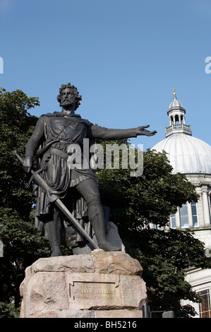 Wallace Statue außerhalb Theater seiner Majestät. Stockfoto