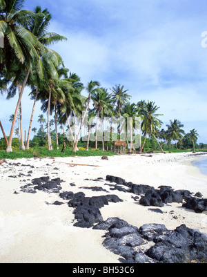 "Return to Paradise" Lefaga Strand, Apia, Samoa Stockfoto