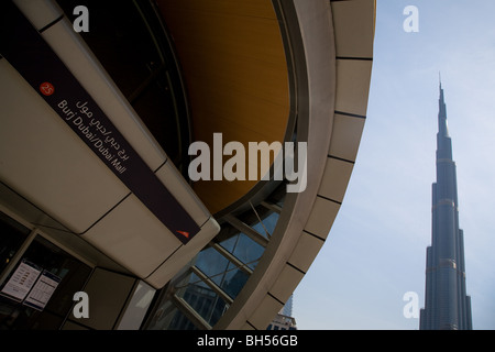 Dubai Metro automatisiert Zug Pendler System Vereinigte Arabische Emirate Stockfoto