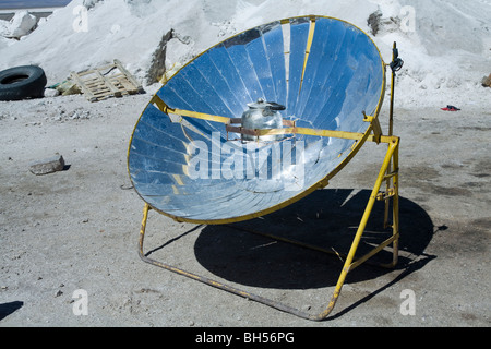 Solarkochtopf, solar Kochtopf, Tilcara, Argentinien Stockfoto