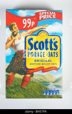 Scotts Porage Hafer Stockfoto