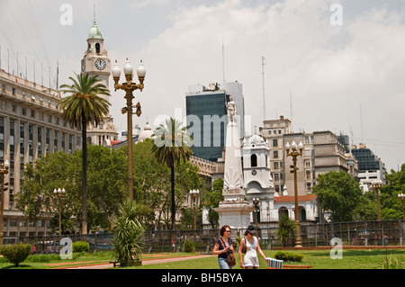 Buenos Aires Stadt Pyramide Plaza de Mayo Cabildo Stockfoto