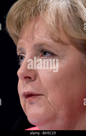 Bundeskanzlerin Dr. Angela Merkel Foto von Julio Etchart Stockfoto