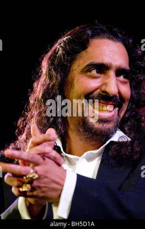 Diego el Cigala, legendäre Flamenco-Sänger singen in Sevilla Stockfoto