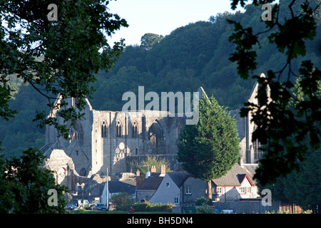 Tintern Abbey in das Wye Valley nahe Chepstow, Monmouthshire Stockfoto