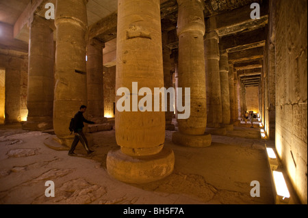 Tempel von Sethos I bei Abydos, Ägypten, Afrika Stockfoto