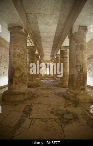 Tempel von Sethos I bei Abydos, Ägypten, Afrika Stockfoto