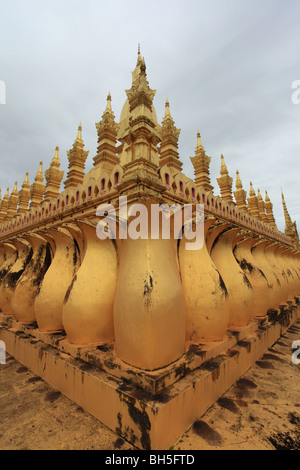 Pha, dass LOuang in Vietniane, Laos Stockfoto