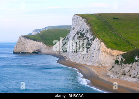 Swyre Head bei Durdle Door, Dorset. Die Jurassic Coast, England. Stockfoto