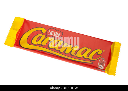 Bar von Nestle Caramac Schokolade Stockfoto