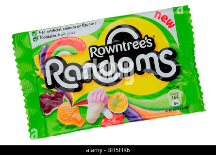 Paket von Rowntree Randoms Süßigkeiten Stockfoto