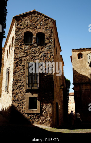 Calles Centro Histórico monumental de Cáceres Extremadura España Straßen in der Altstadt von Cáceres Extremadura Spanien Stockfoto