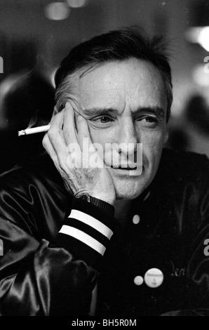 Porträt des amerikanischen Schauspieler und Regisseur Dennis Hopper bei einem Besuch in das moderne Museum in Stockholm Schweden 1983 Stockfoto