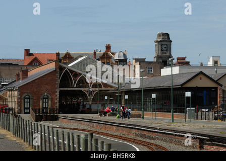 Bahnhof Aberystwyth, Wales. Stockfoto