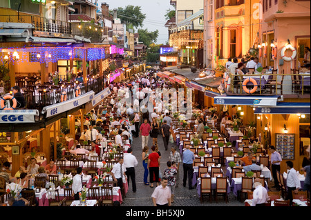 Restaurants in Kumkapi-Istanbul-Türkei Stockfoto