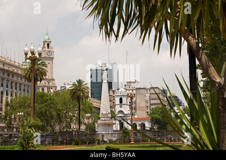 Buenos Aires Stadt Pyramide Plaza de Mayo Cabildo Stockfoto