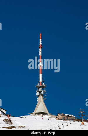 Kommunikation-Mast, Kitzbühel, Österreich Stockfoto