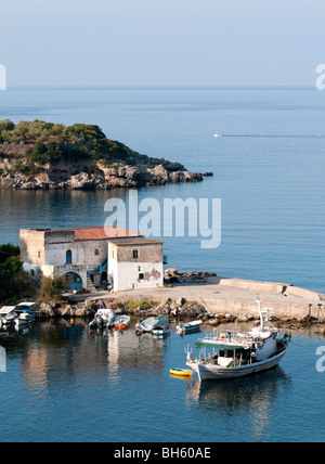 Kardamyli Hafen, in der äußere Mani Süd-Peloponnes, Griechenland. Stockfoto