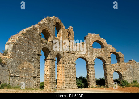 Aspendos Aquädukt Antalya Türkei Stockfoto