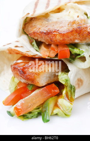Tortilla-wrap Stockfoto