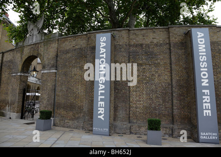 Außenseite des Herzogs von Yorks Hauptsitz nun die Saatchi Gallery Chelsea London uk Stockfoto