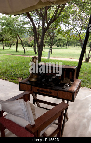 Cottars 1920 Safari Camp, Masai Mara National Reserve, Kenia. Stockfoto