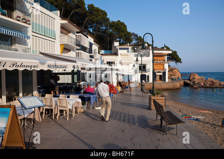 Strand von Tamariu, Costa Brava, Mittelmeer, Spanien Stockfoto