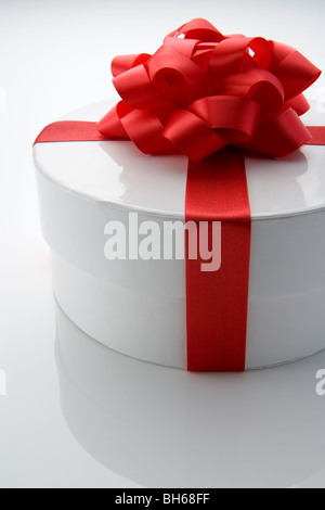 Geschenk verpackt Box Stockfoto