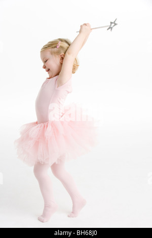 Kleine Ballerina tanzen Stockfoto