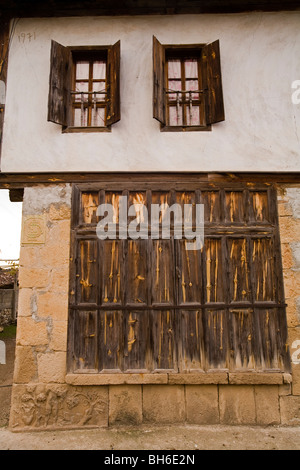 Architektonische Details von Safranbolu Häuser Türkei Stockfoto