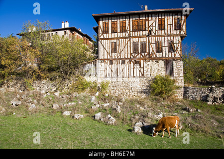 Architektonische Details von Safranbolu Häuser Türkei Stockfoto