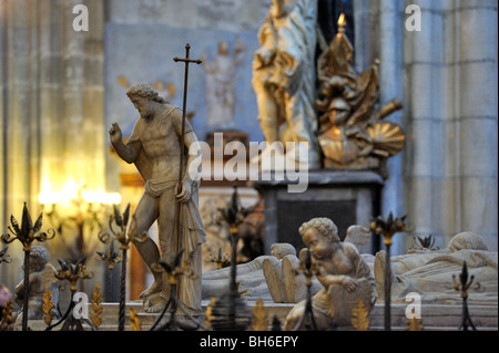 Sankt-Veits Kathedrale Prager Burg Tschechische Republik Stockfoto