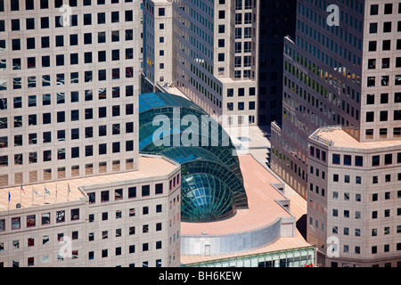 Wintergarten auf dem World Financial Center in Manhattan, New York City Stockfoto