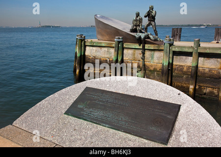 Amerikanische Händler Mariner Denkmal im Zentrum von Manhattan, New York City Stockfoto