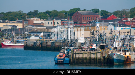 Yarmouth, Nova Scotia kommerziellen Fischerboote im Hafen von Yarmouth angedockt Stockfoto