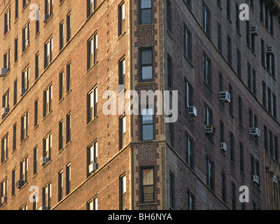 Flacheisen Styel Gebäude ist an der Plaza Street West in der Nähe von grand Army Plaza Brooklyn entworfen vom Architekten Rosario Candela. Stockfoto